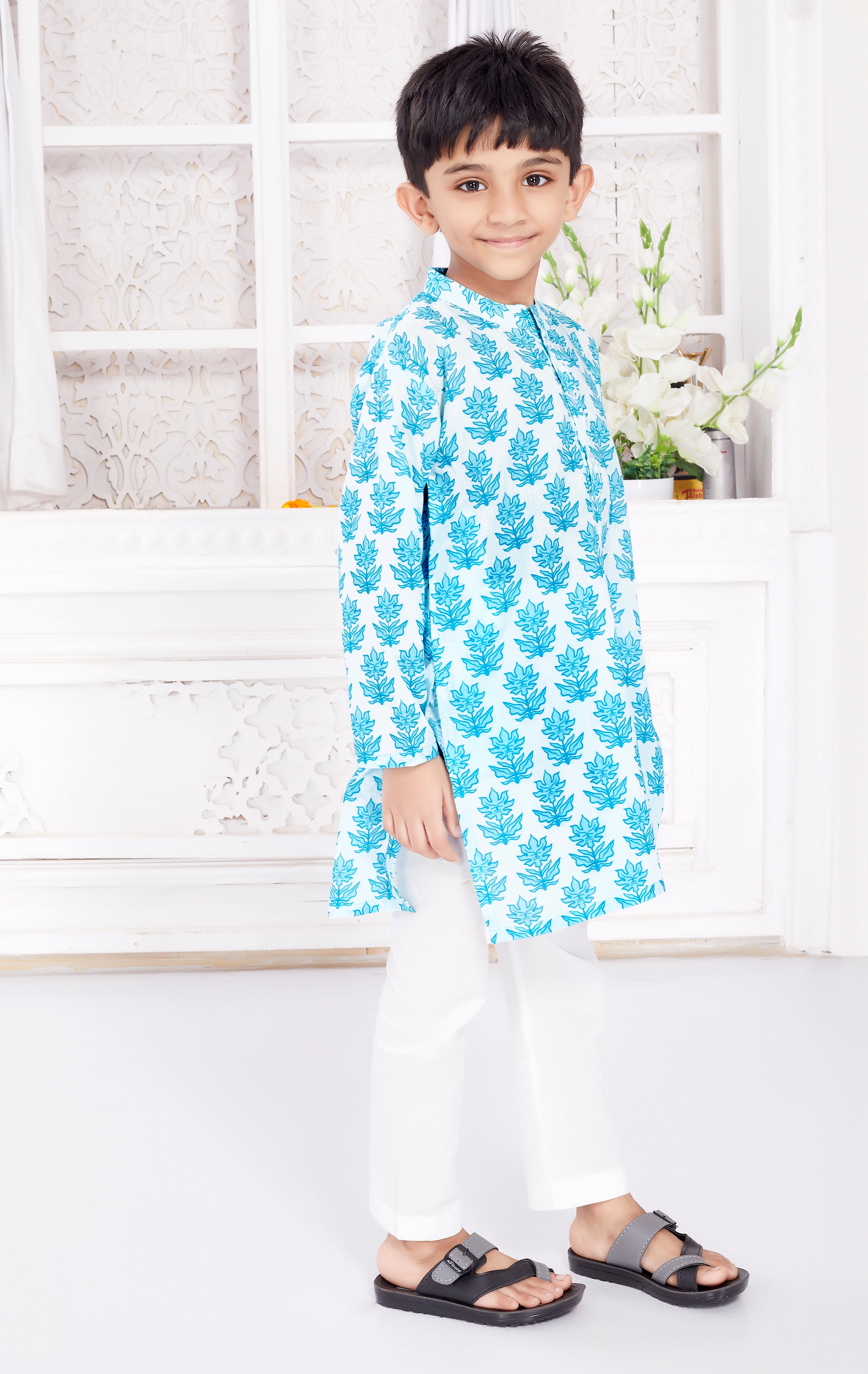 Kurta Pyjama set for Boys - Neel Buti