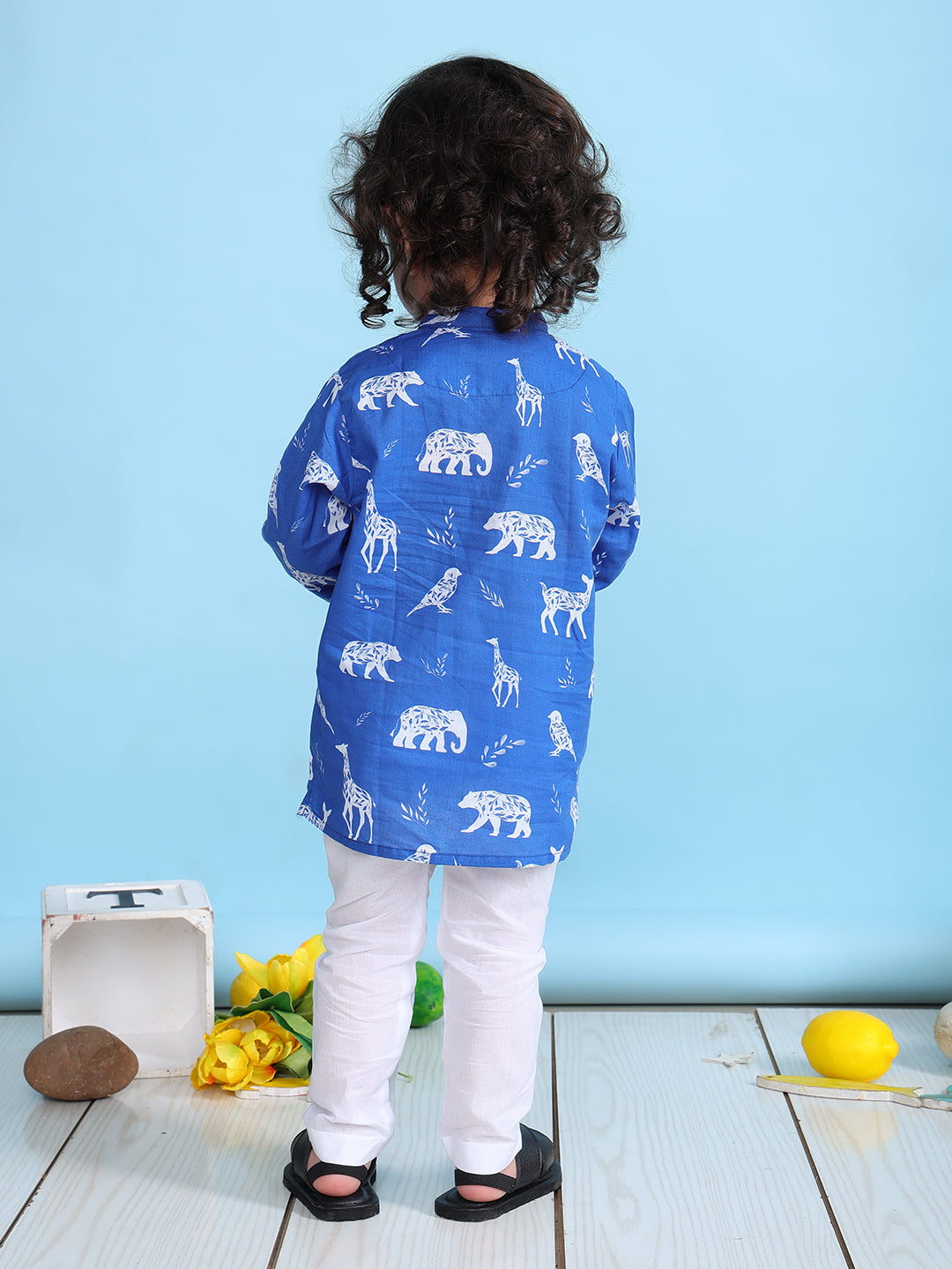 Pajama set for Boys and Girls - Blue Safari Joeycare