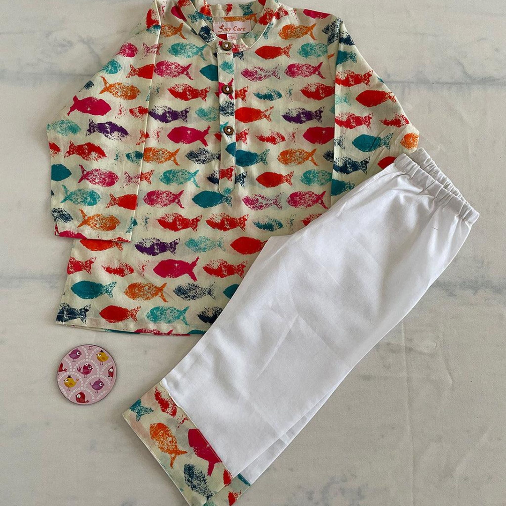 Pajama set for boys and girls - Fish Joeycare
