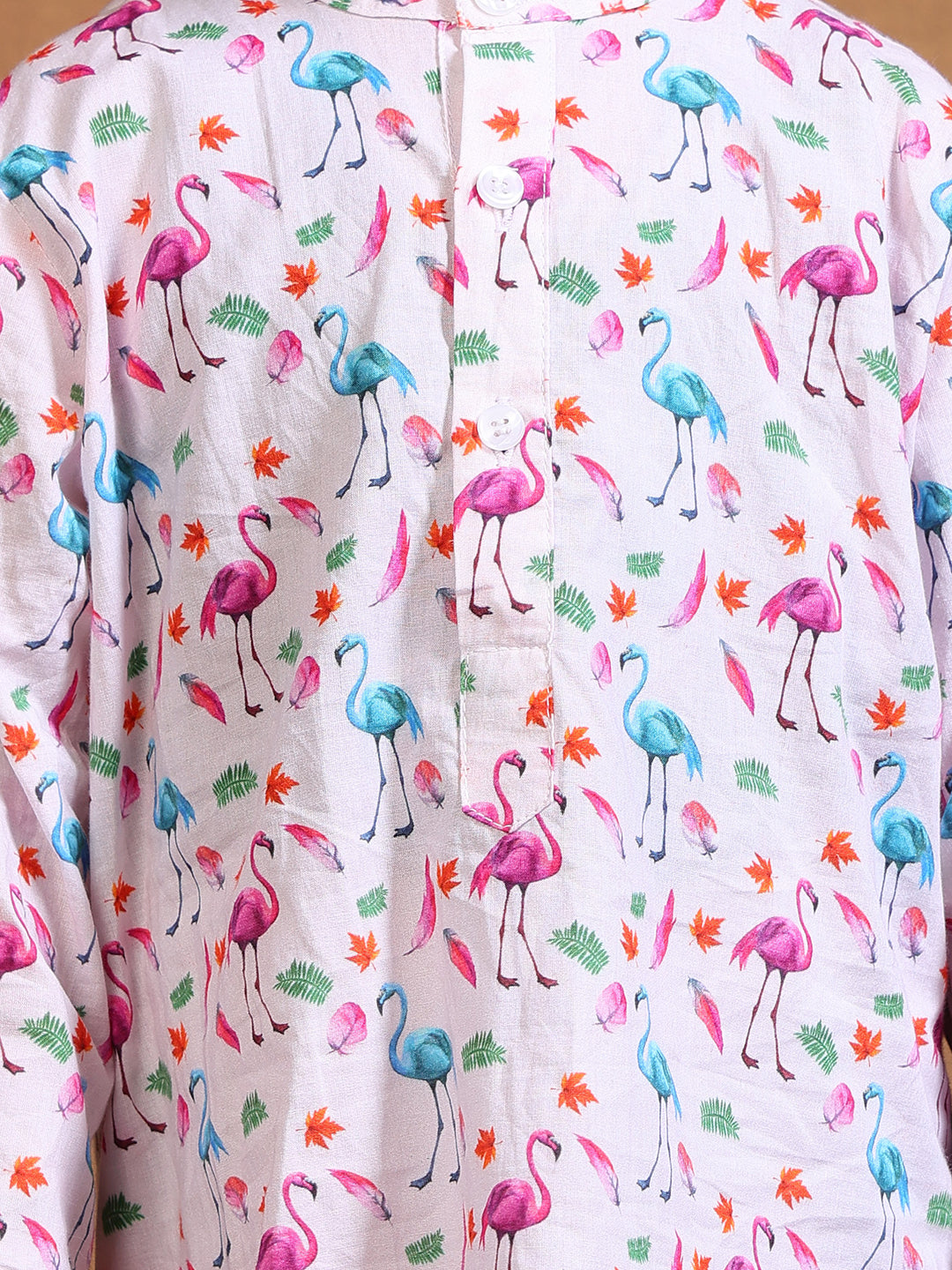 Pajama set for boys and girls - Flamingo - Joeycare