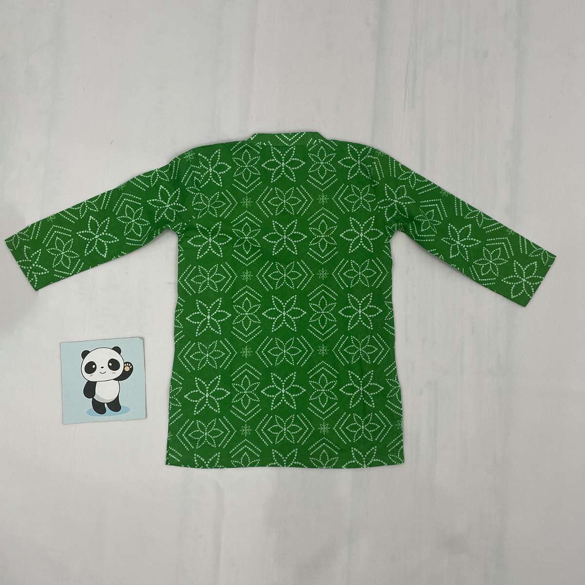Pajama set for boys and girls - Green Bandhej Joeycare