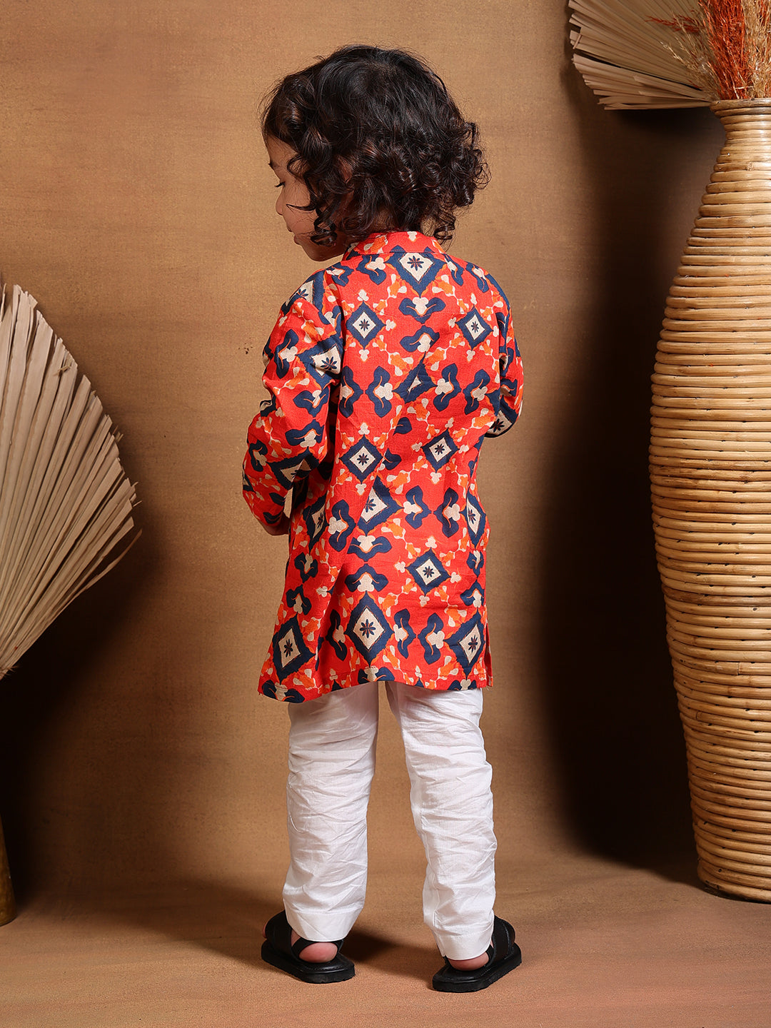 Pajama set for boys and girls - Orange Patola Joeycare