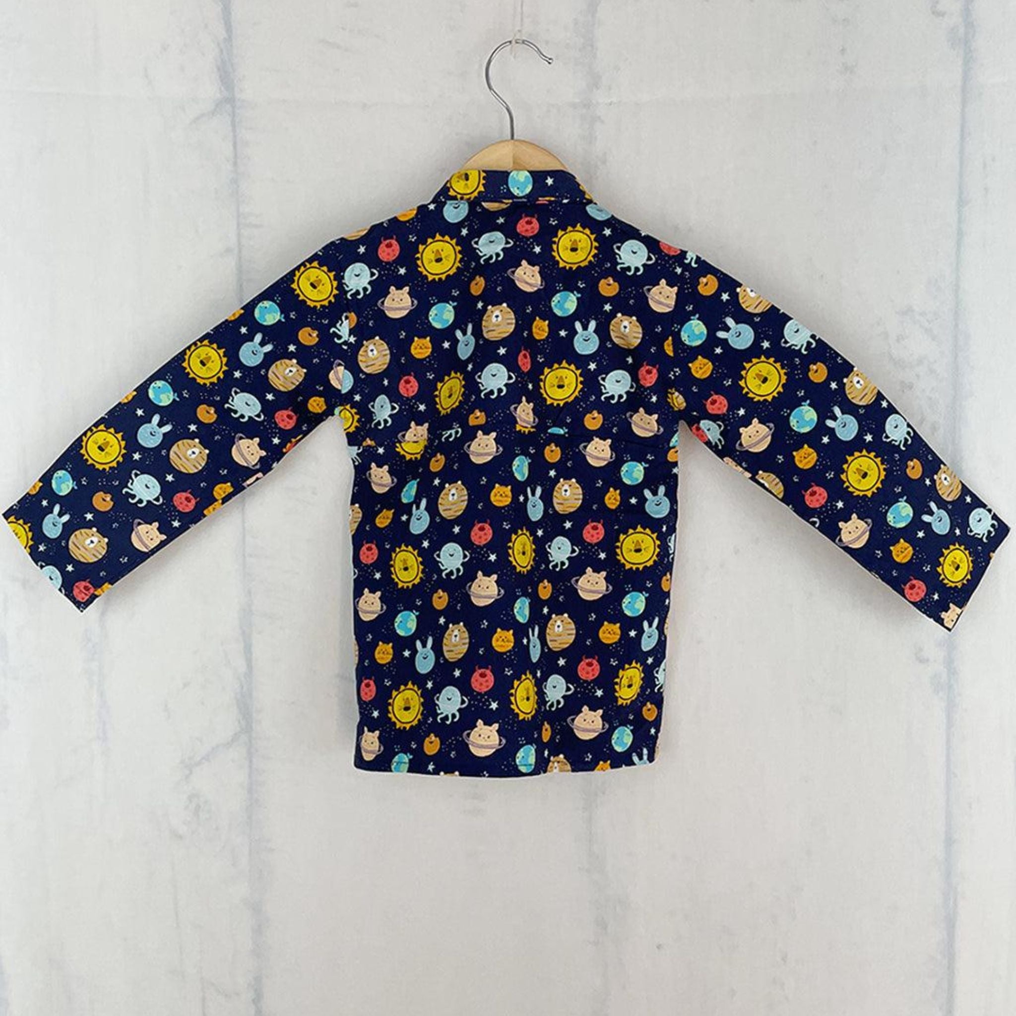 Pleated Nightwear - Solar system Joeycare