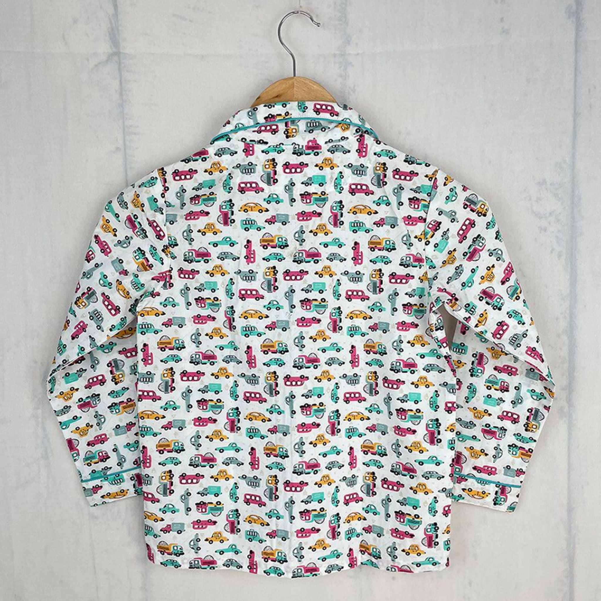 Pocket Nightwear for Girls and Boys - Doodle car Joeycare