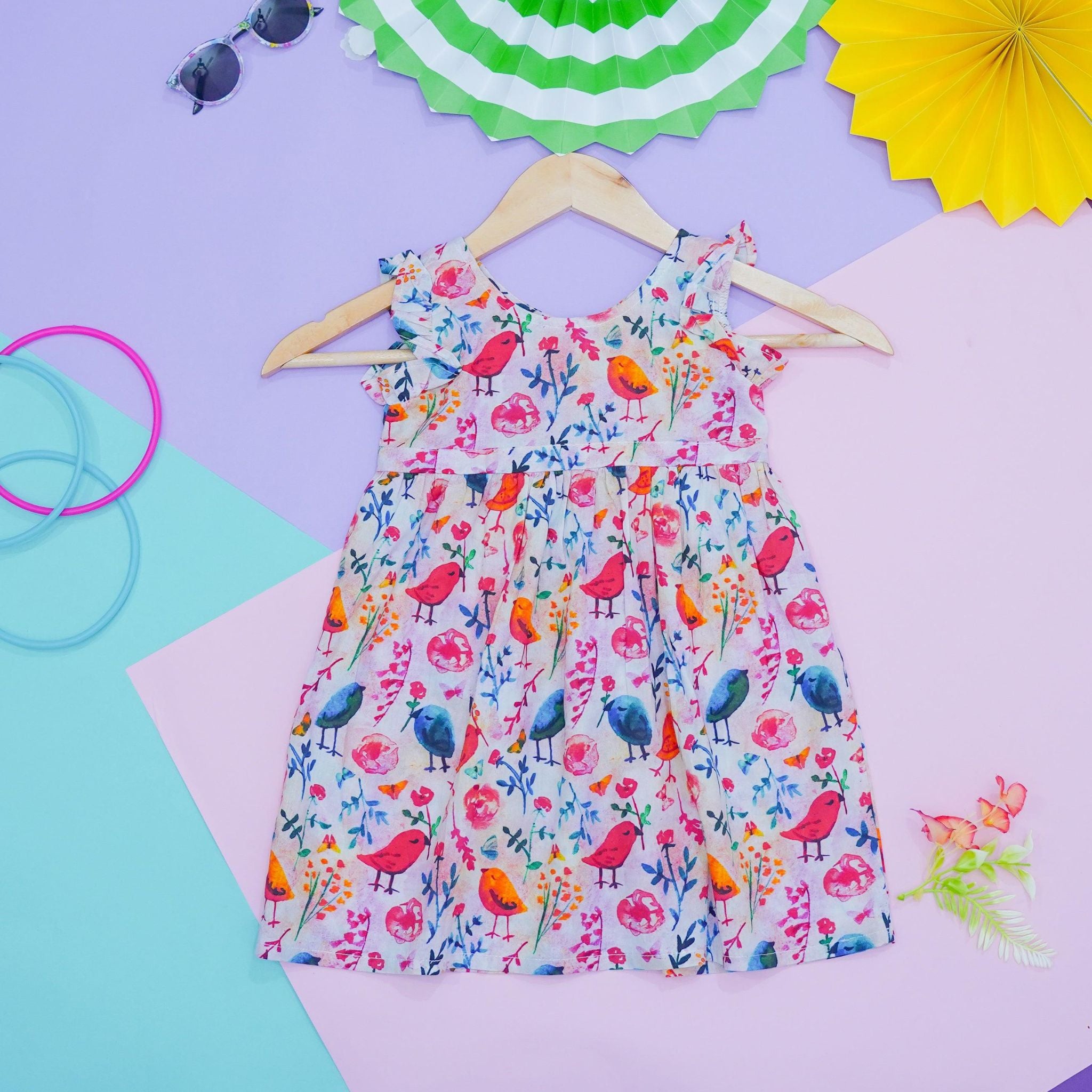 Frock for girls - Birds Joeycare