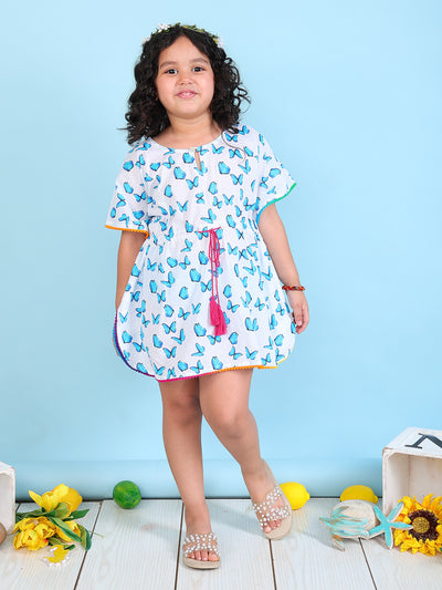 Kaftan for Girls - Butterfly