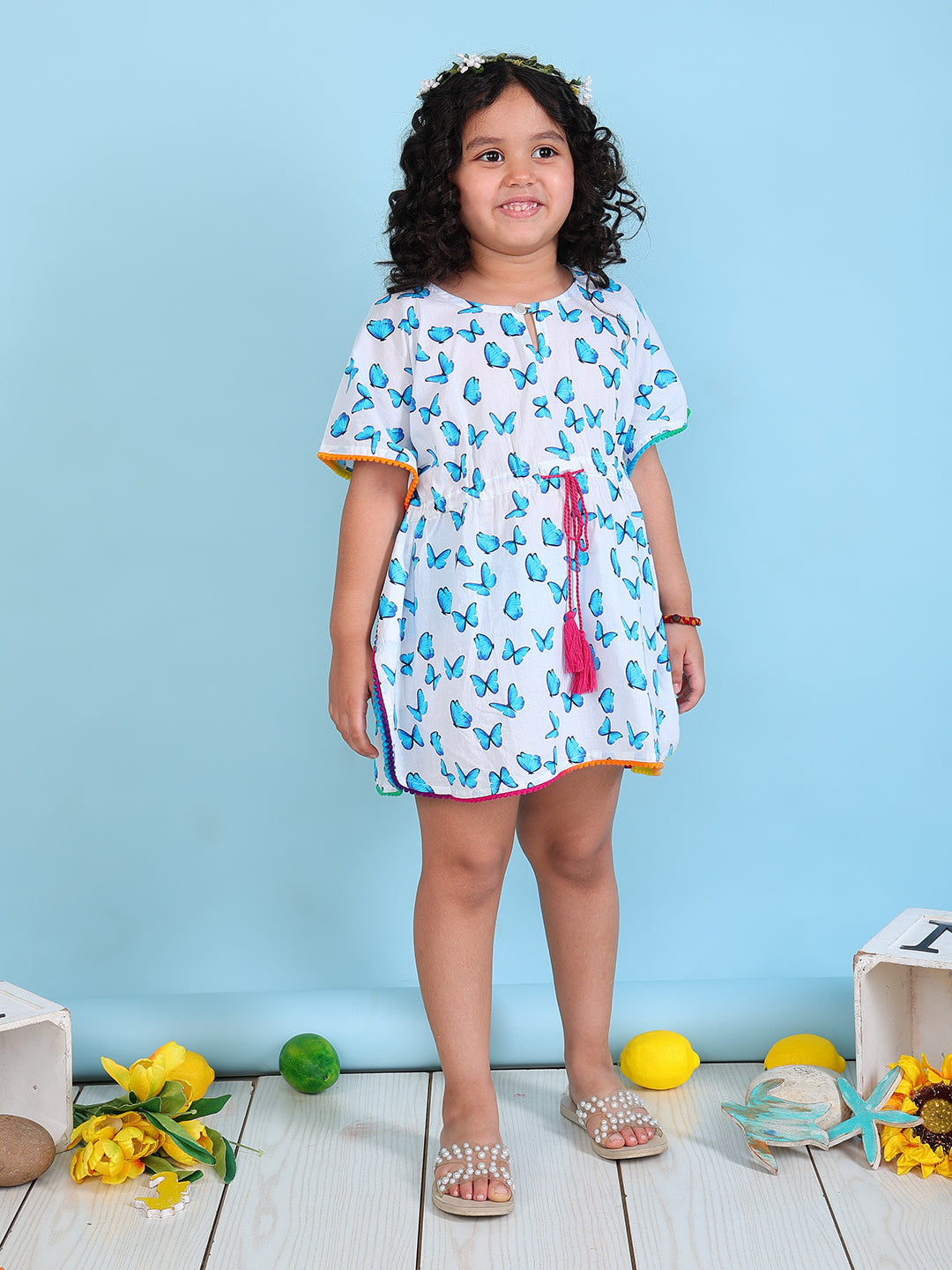 Kaftan for Girls - Butterfly