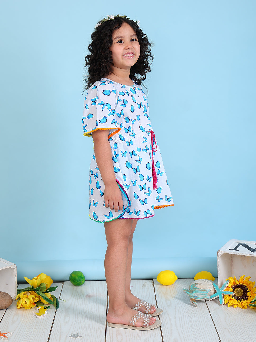 Kaftan for Girls - Butterfly
