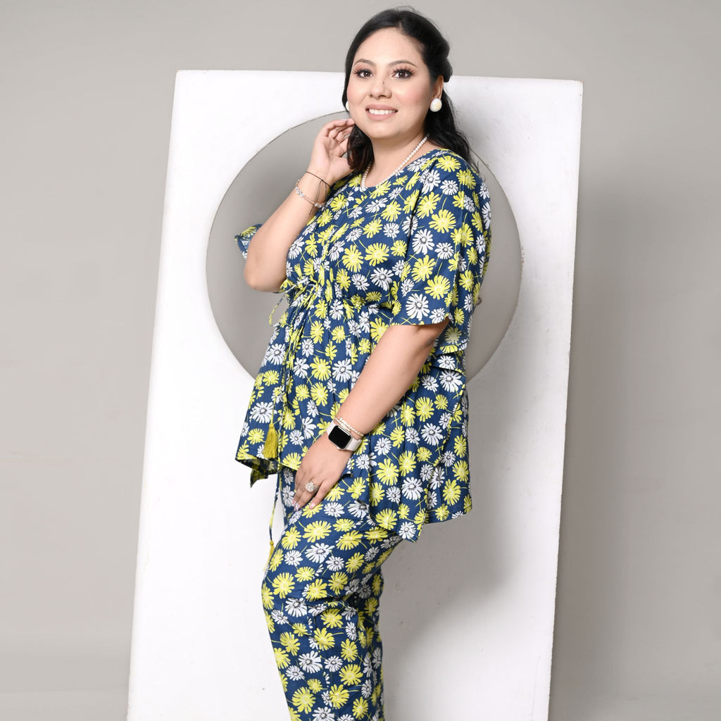 Kaftan Jammies - Elegant Flowers Joeycare
