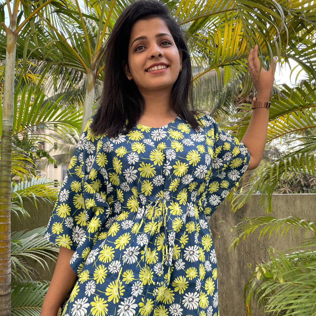 Kaftan Jammies - Elegant Flowers Joeycare