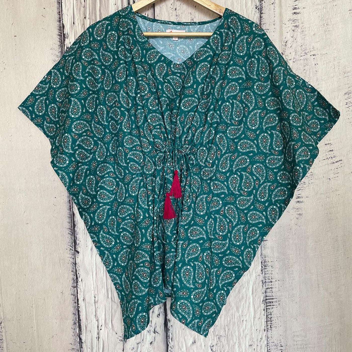 Kaftan Jammies - Green Booti Joeycare