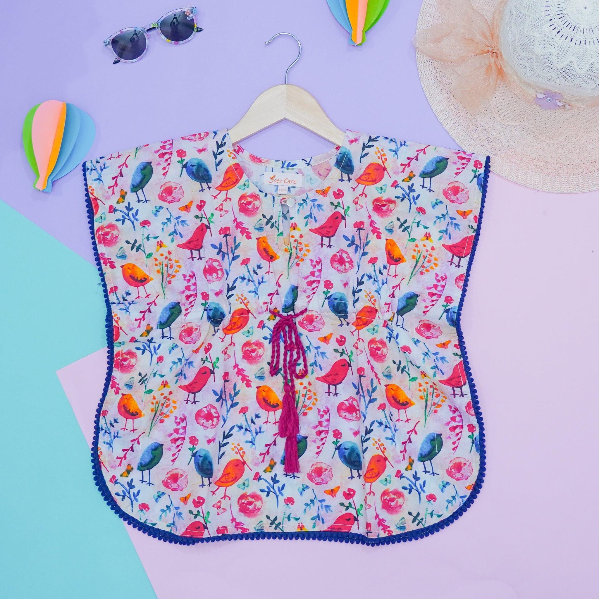 Kaftan for Girls  - Birds Joeycare