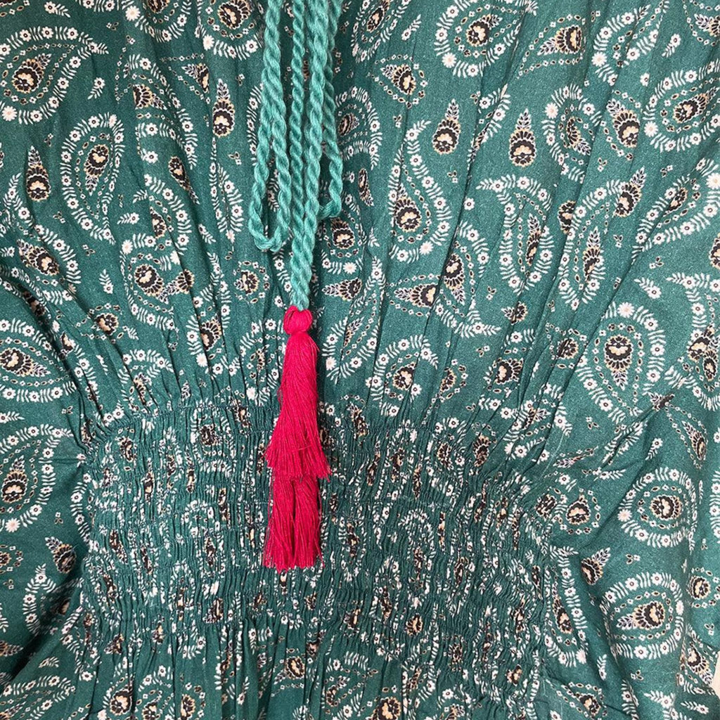 Kaftan for Women - Green booti Joeycare