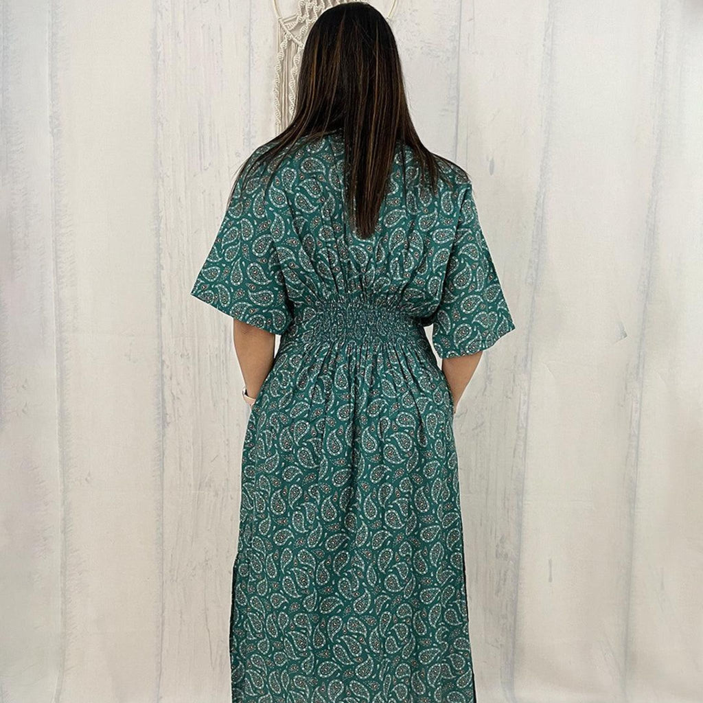 Kaftan for Women - Green booti Joeycare