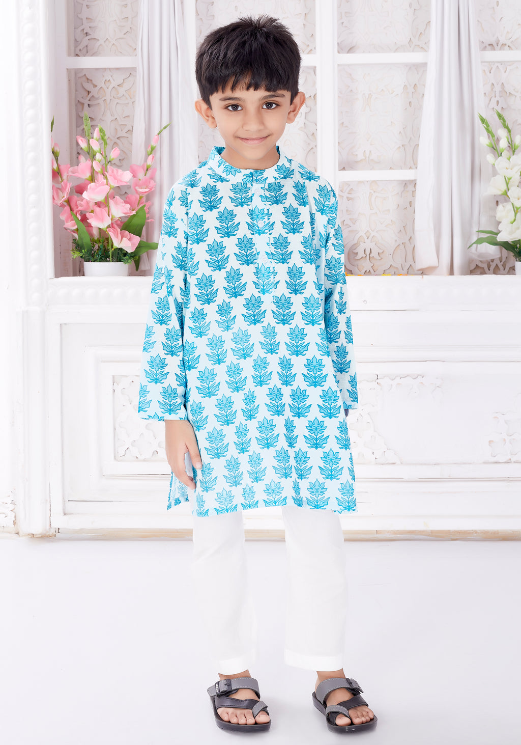 Kurta Pyjama set for Boys - Neel Buti