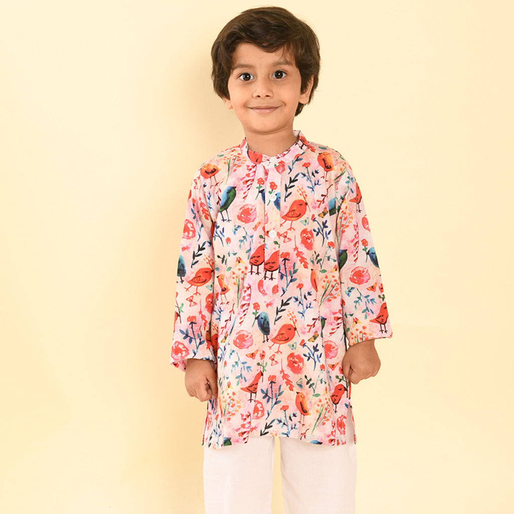 Pajama set for boys and girls - Birds Joeycare