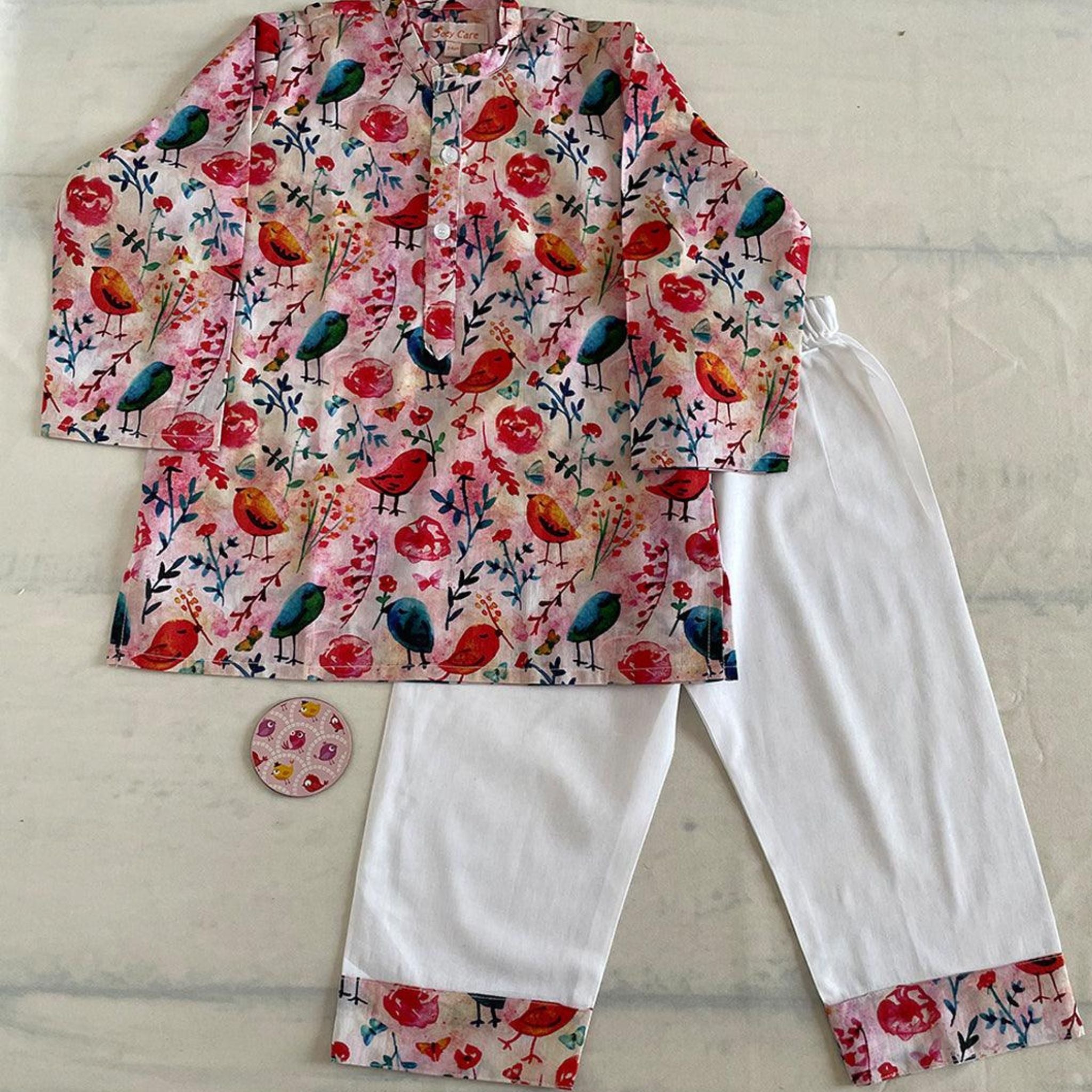 Pajama set for boys and girls - Birds Joeycare