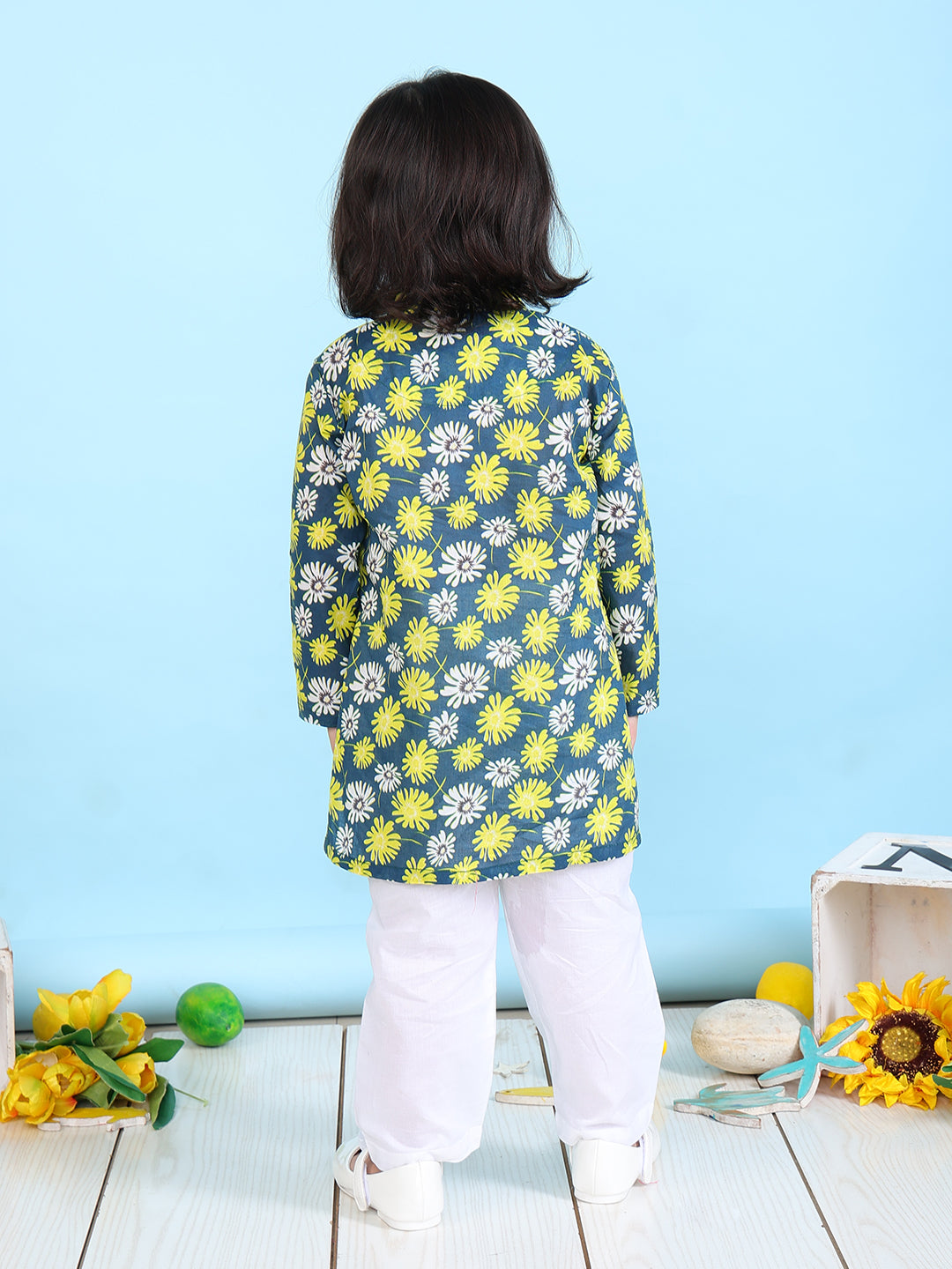 Pajama set for boys and girls - Elegant Flowers - Joeycare