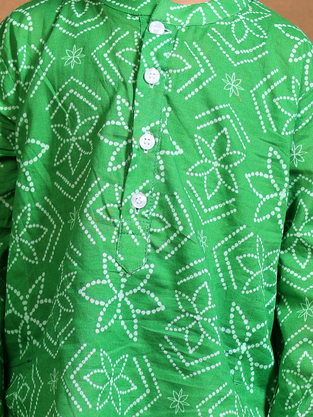 Pajama set for boys and girls - Green Bandhej Joeycare