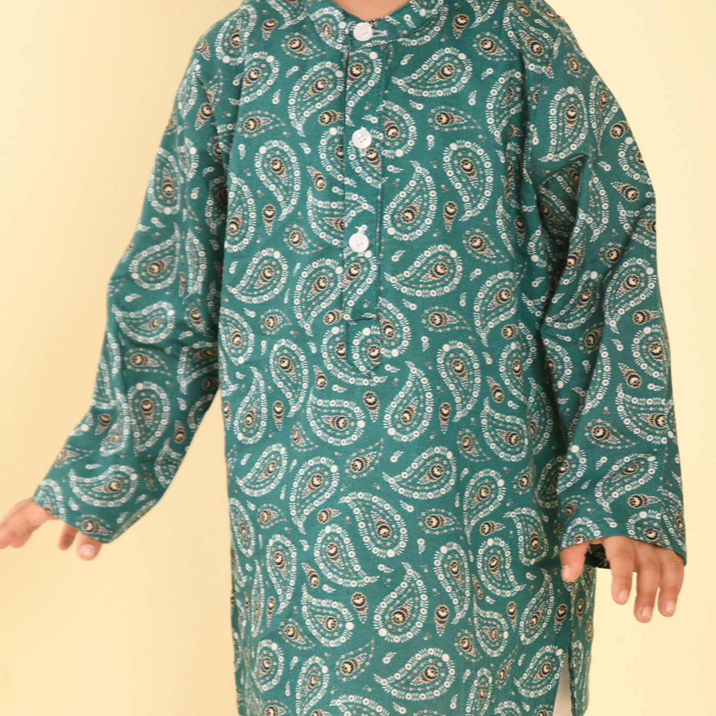 Pajama set for boys and girls - Green Booti Joeycare