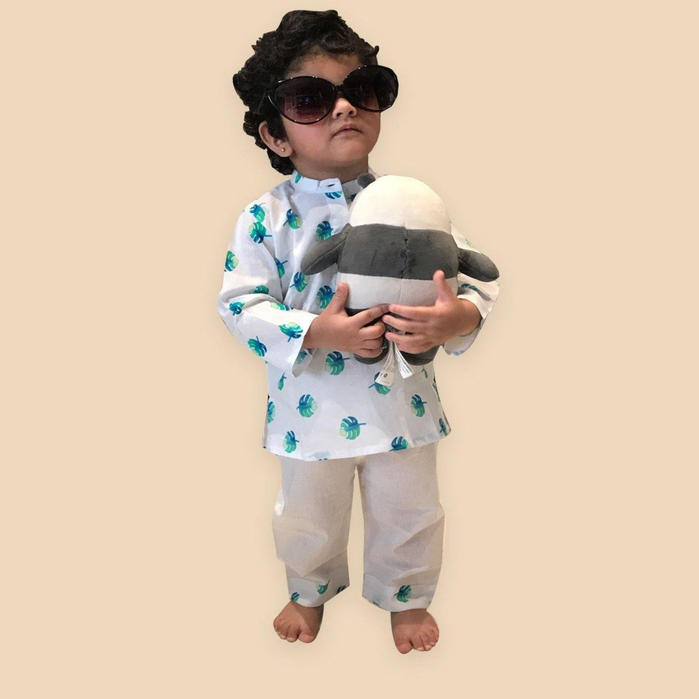 Pajama set for boys and girls - Green Leaf Joeycare
