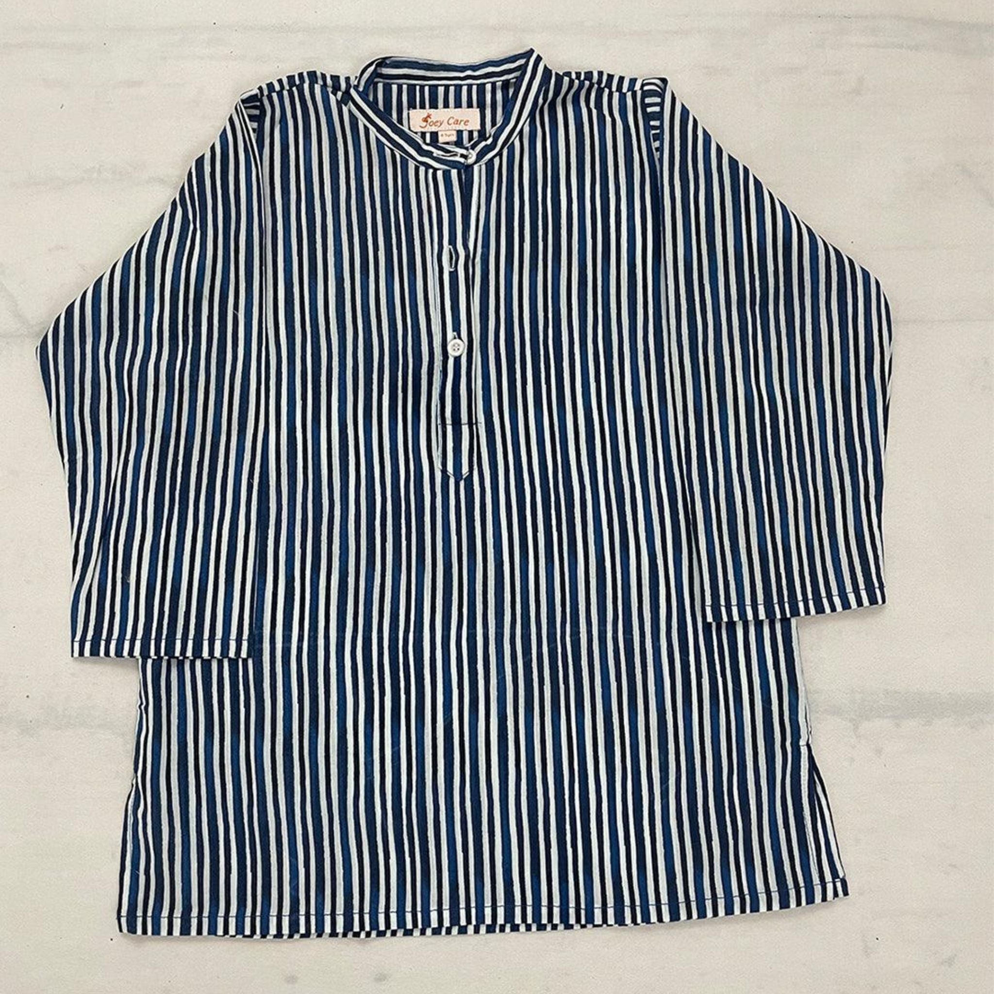 Pajama set for boys and girls - Indigo Stripes Joeycare