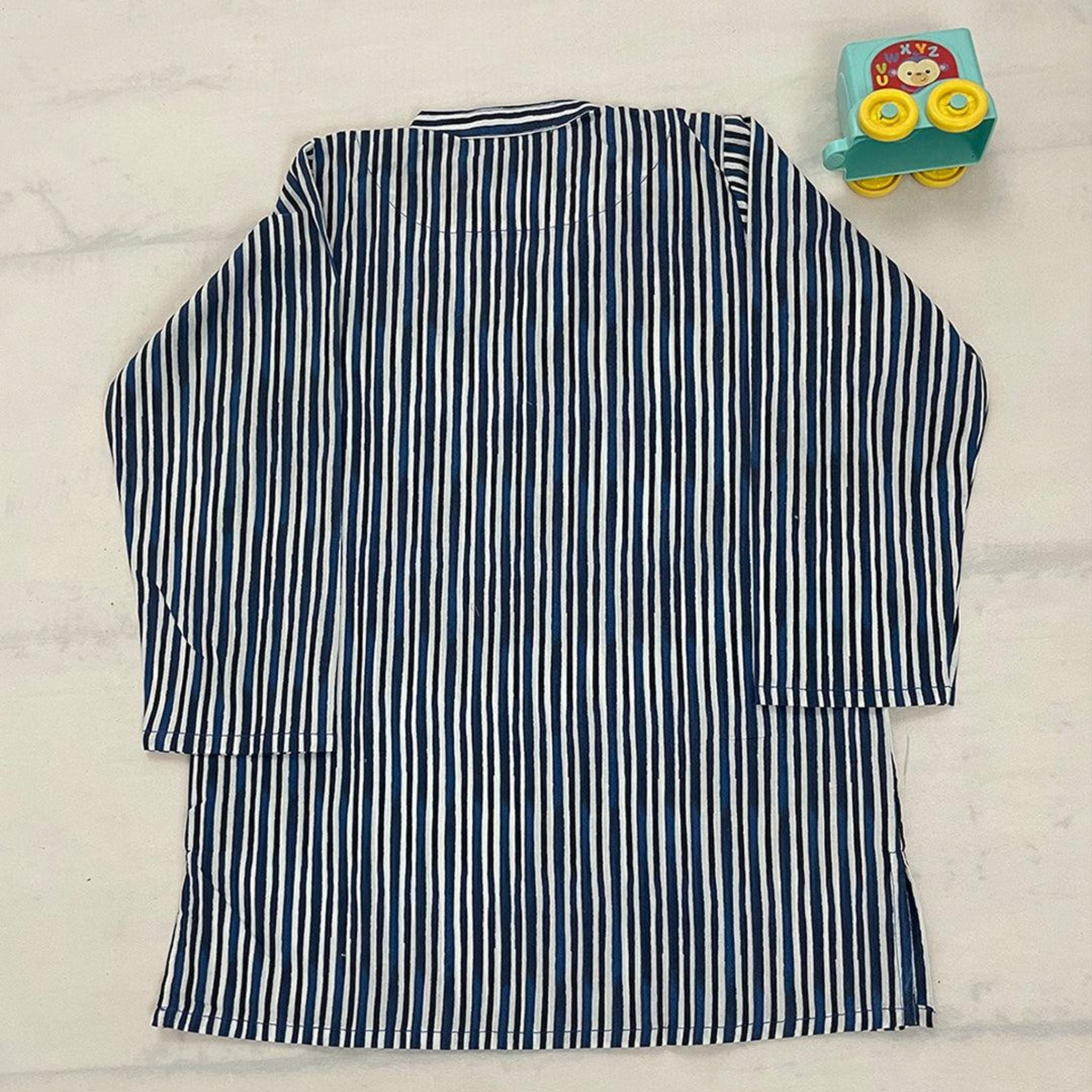 Pajama set for boys and girls - Indigo Stripes Joeycare