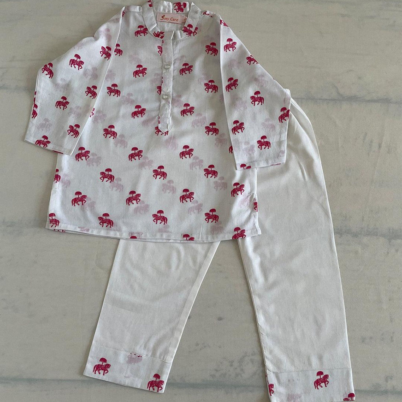 Pajama set for boys and girls - Red Horse Joeycare 