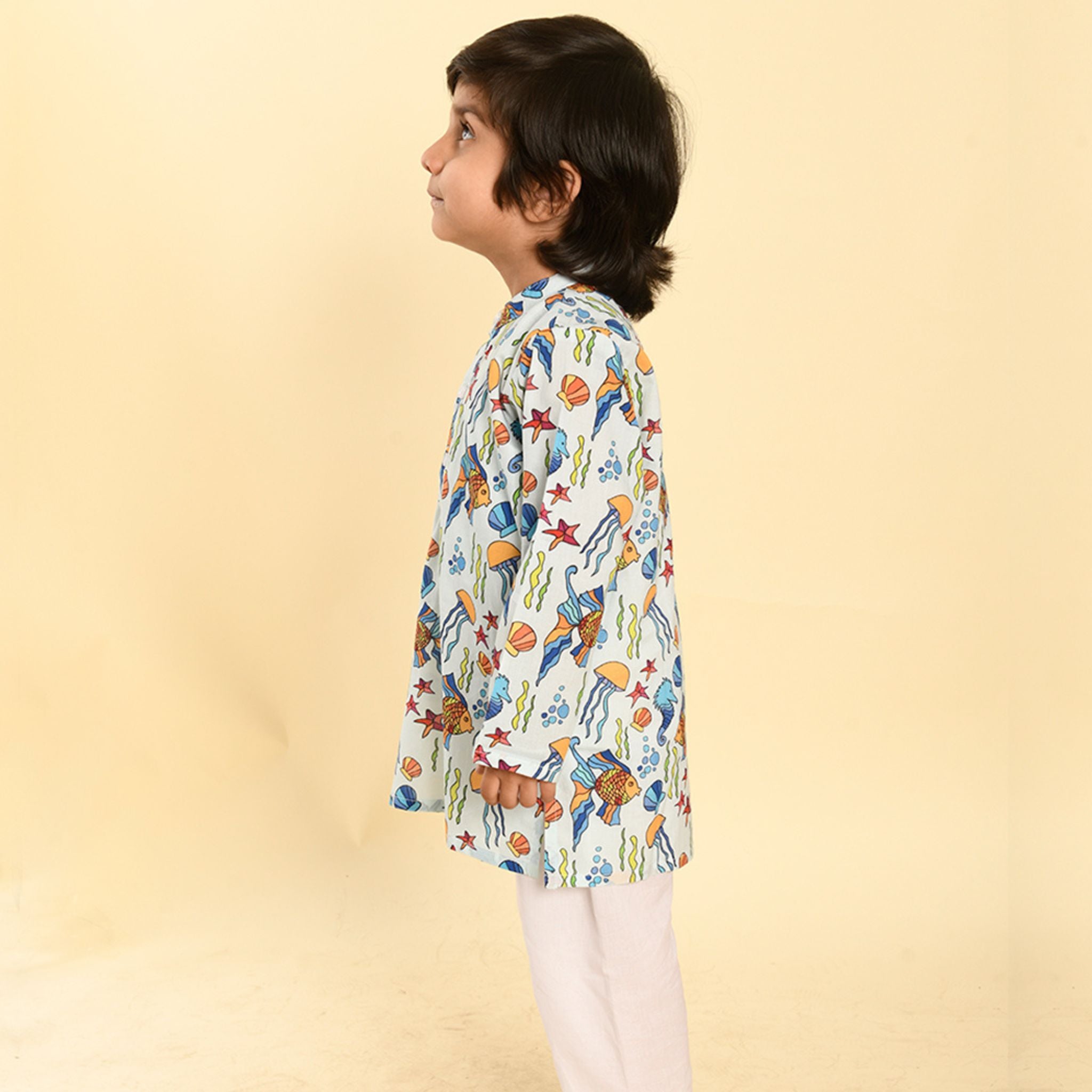 Pajama set for boys and girls - Sea Creatures Joeycare