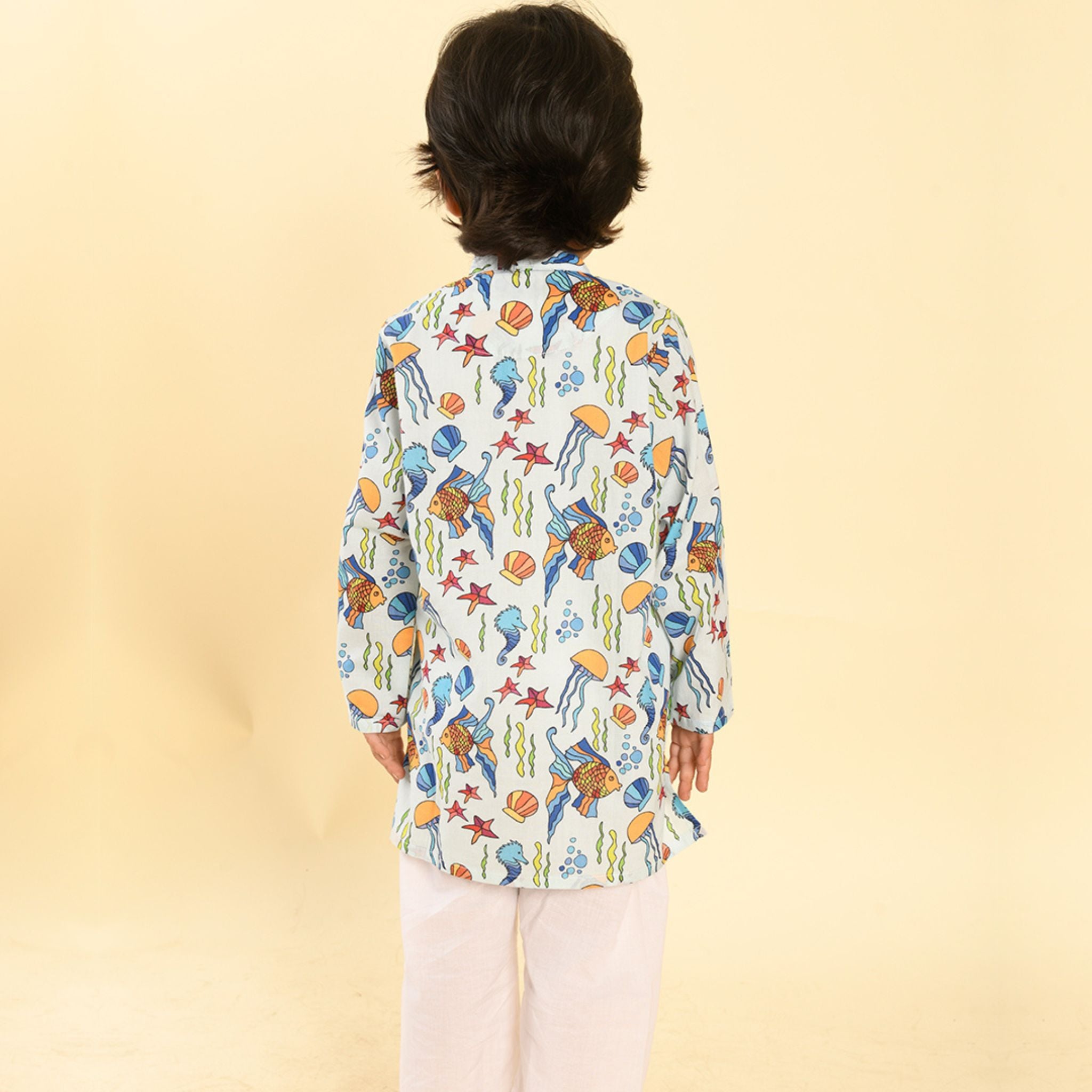 Pajama set for boys and girls - Sea Creatures Joeycare