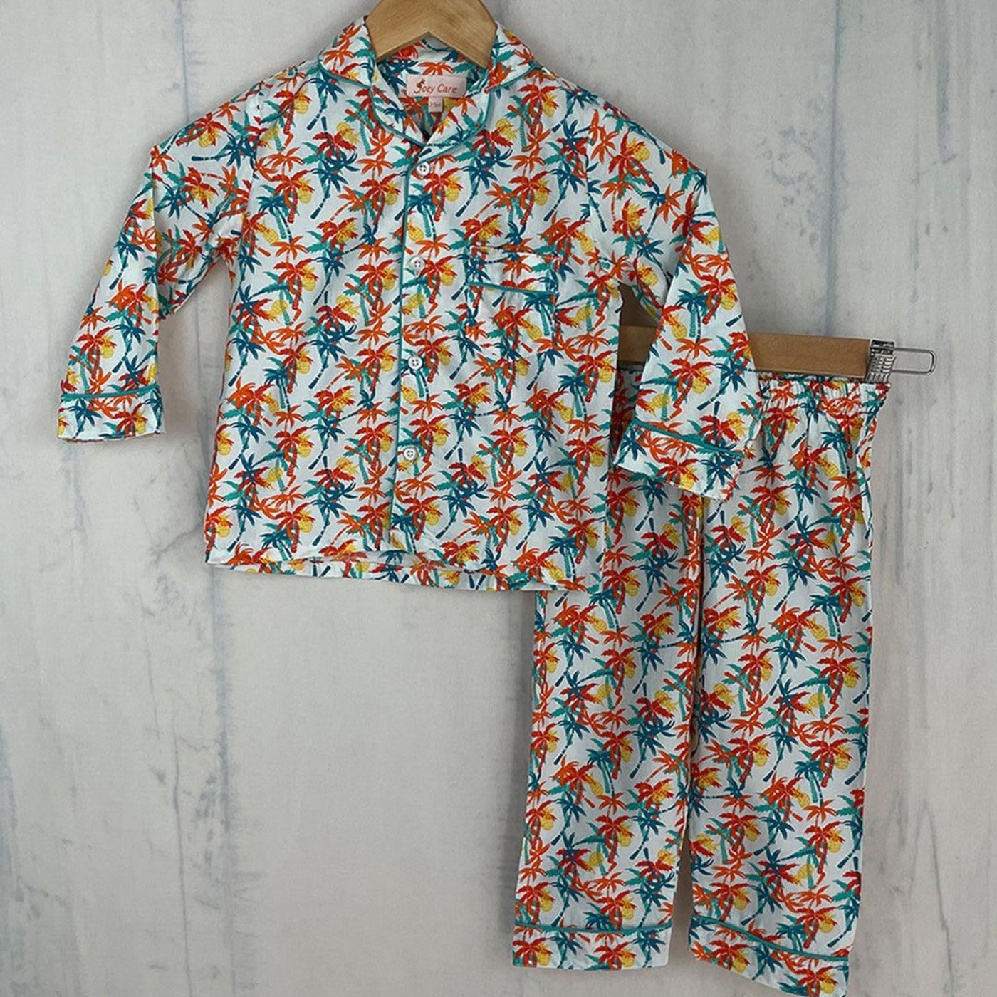 Pocket Nightwear for Girls and Boys - Palm tree Joeycare