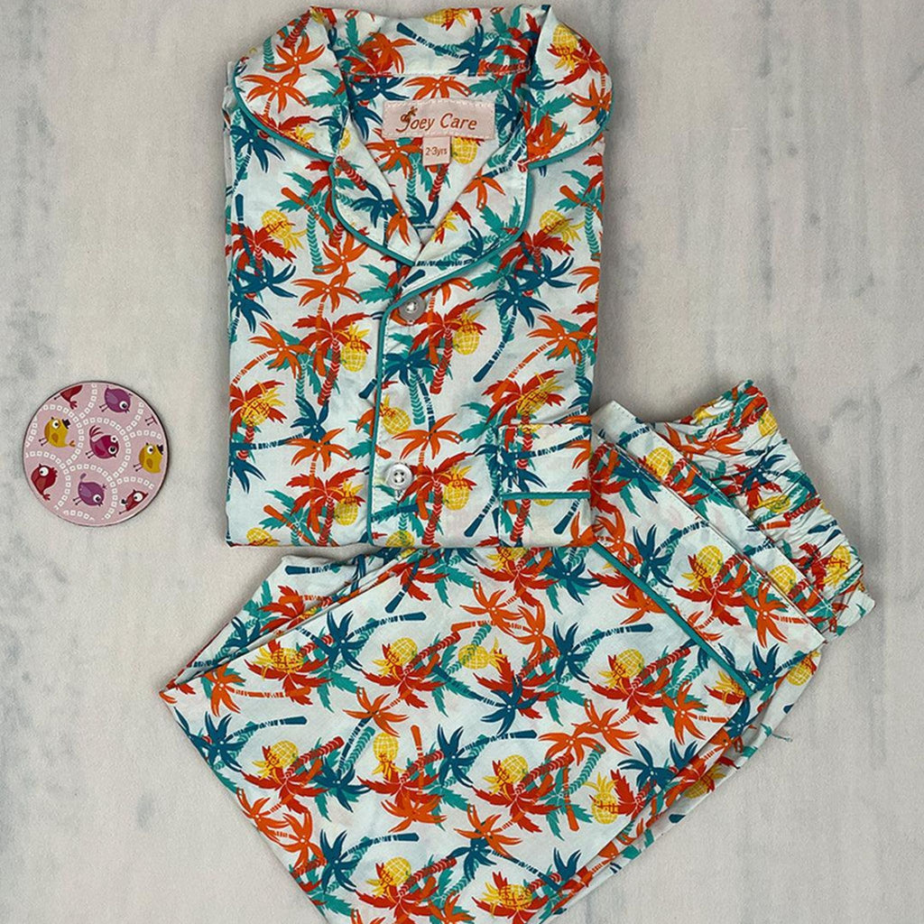 Pocket Nightwear for Girls and Boys - Palm tree Joeycare