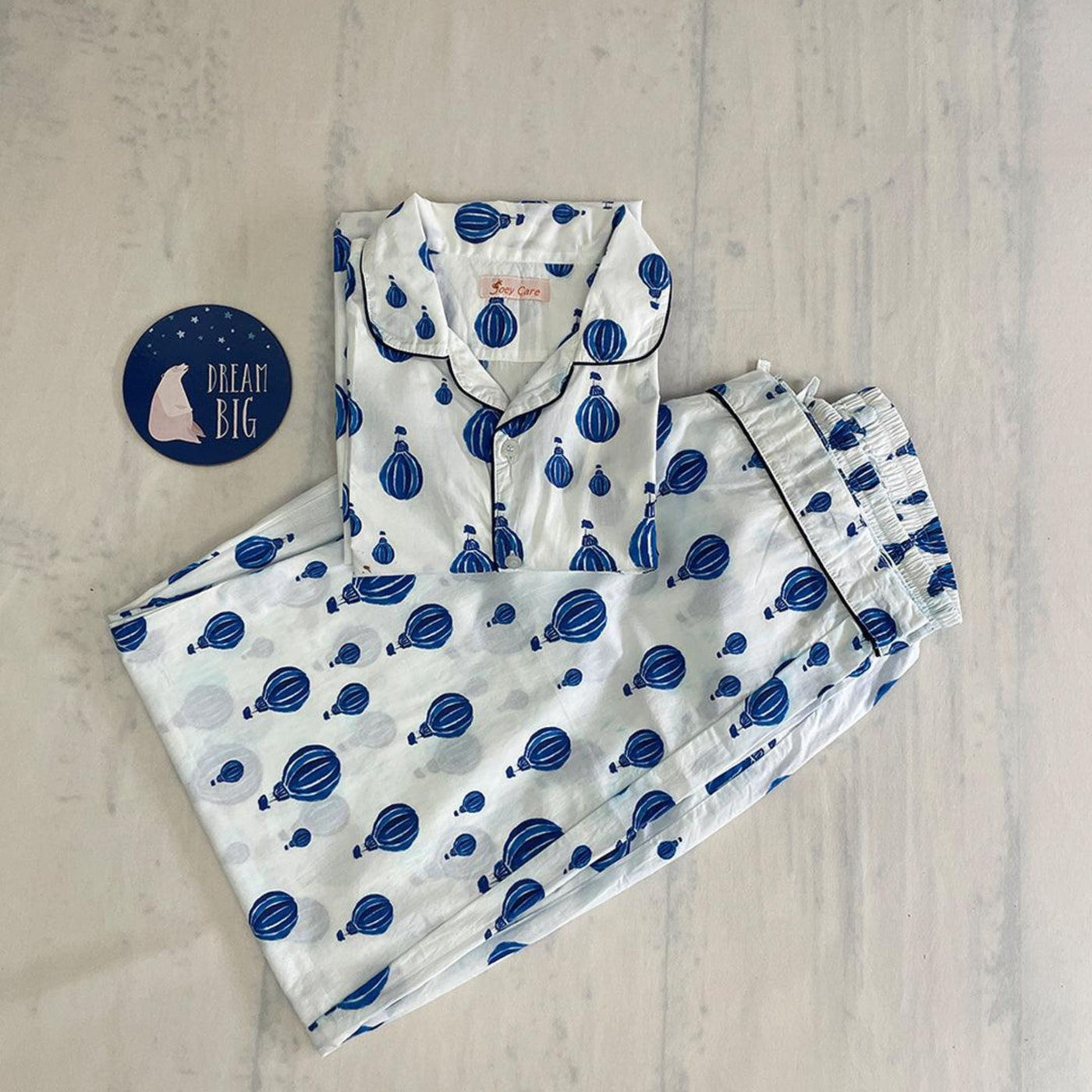Pocket Nightwear for Girls and Boys - Parachute print Joeycare 