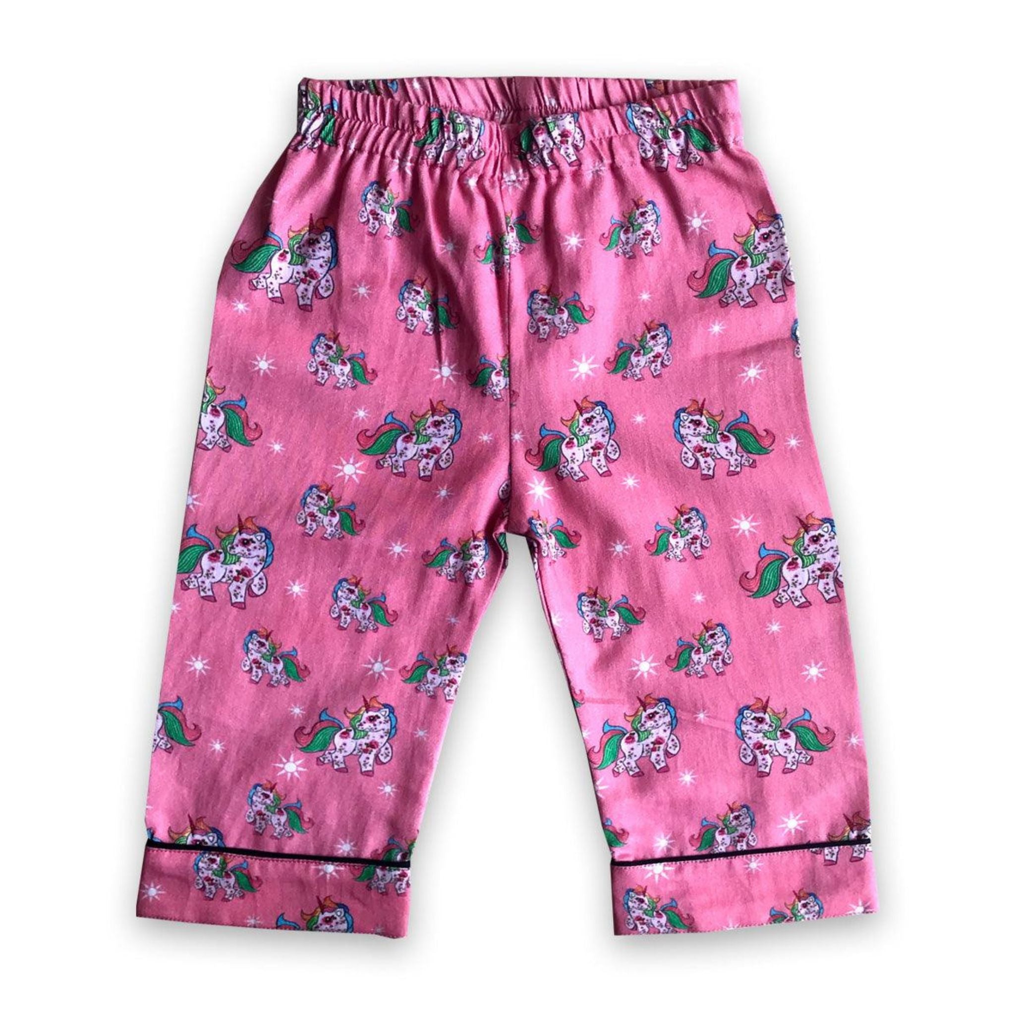 Pocket Nightwear for Girls and Boys - Pink unicorn Joeycare 