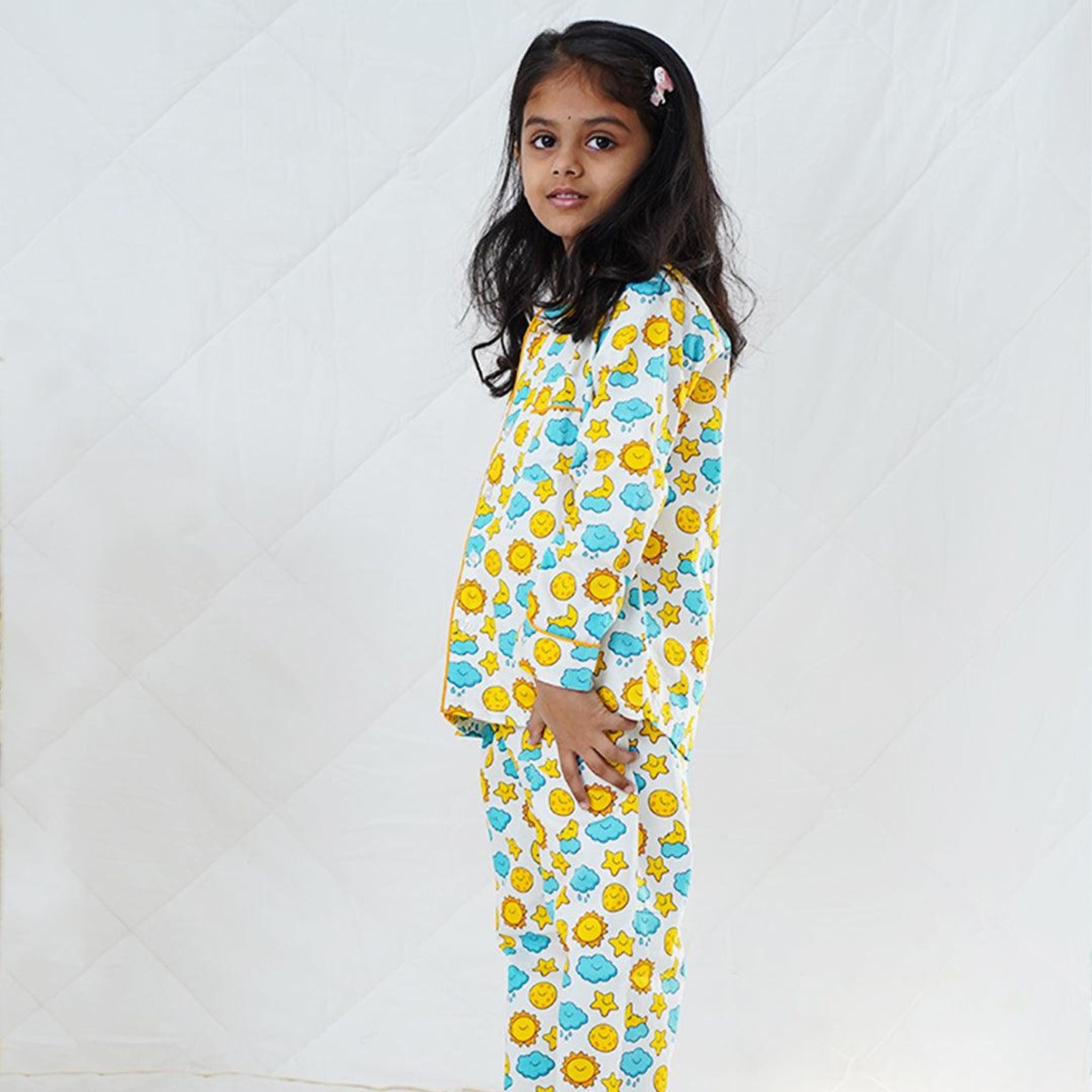 Pocket Nightwear for Girls and Boys - Raining  Cloud Joeycare