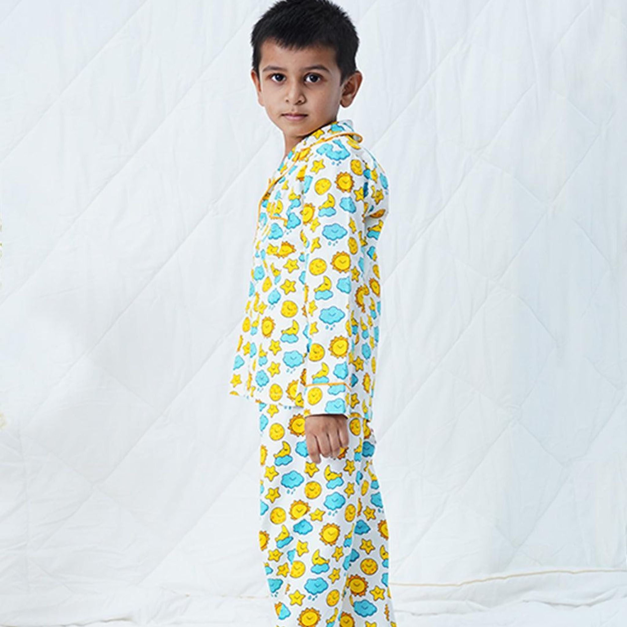Pocket Nightwear for Girls and Boys - Raining  Cloud Joeycare