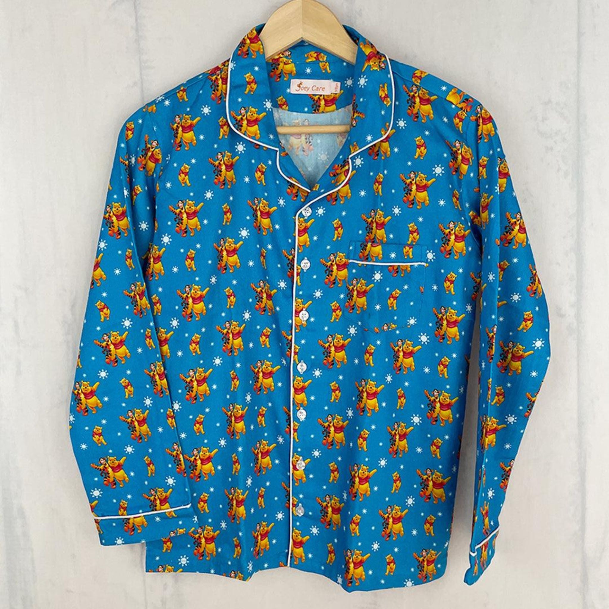 Pocket Nightwear for Girls and Boys - Winnie the pooh print Joeycare 