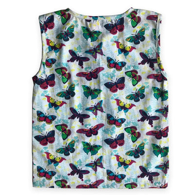 Sleeveless Top for girls - Colorful Butterfly Joeycare